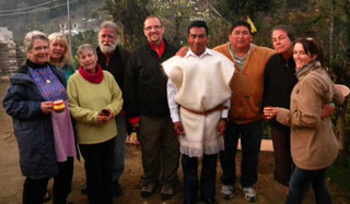 Group with Don Xun Calixto after the curing ritual