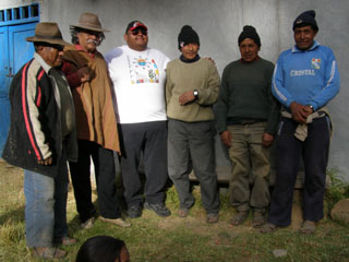 Don Americo, Hopi Merle Namoki & Mollamarka Leaders